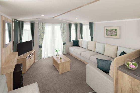 Brochure picture of a New 2023   Swift Burgundy  36 x 12  2 bedroom model.