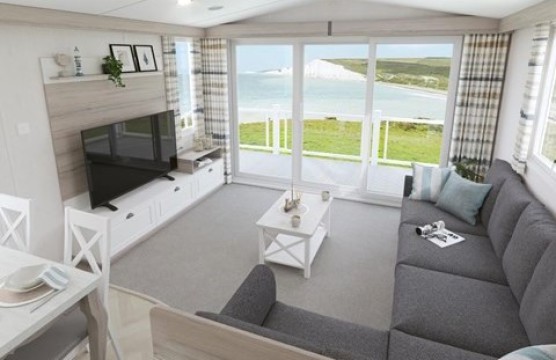 Brochure picture of a New 2023 Swift Ardennes  35 x 12  3 bedroom model.