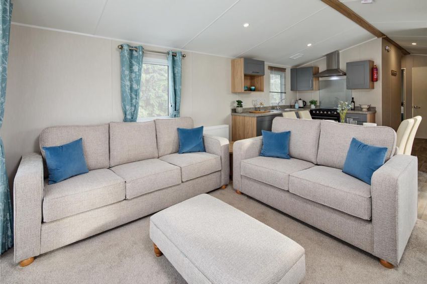 Interior picture of a 2023 model Willerby Malton 35 x12 2 bedroom static holiday caravan