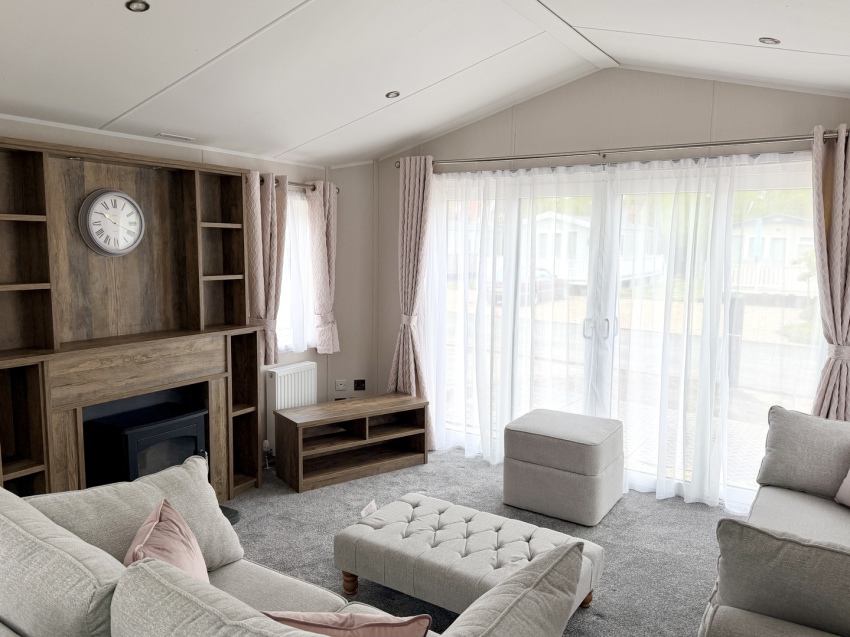 Picture of the lounge in a 2026 Willerby Sheraton Elite 42 x 14 2 bedroom Static Holiday Caravan