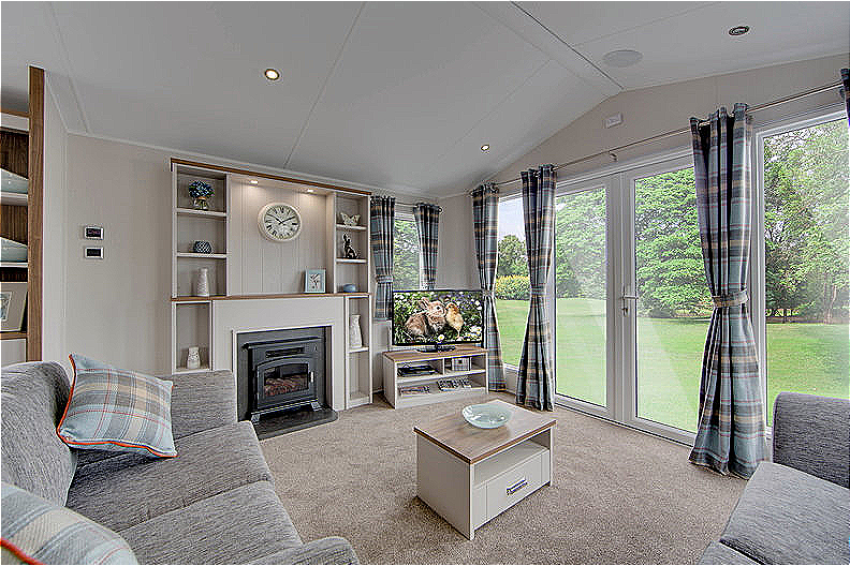 Picture of the lounge in a 2026 Willerby Sheraton Elite 42 x 14 2 bedroom Static Holiday Caravan