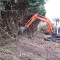 Photo of digger making improvements to the Orchard Caravan Park